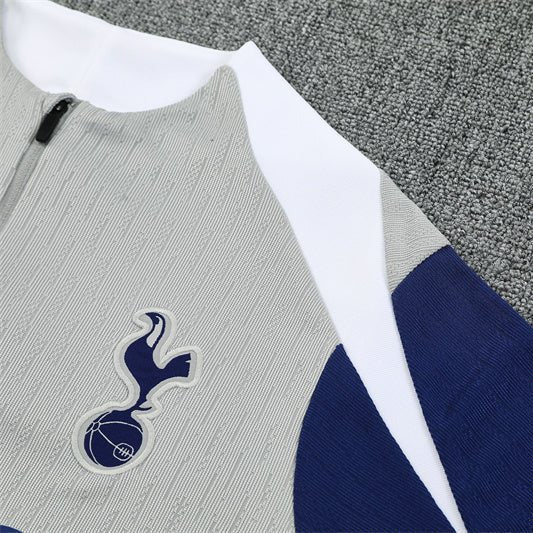 Strikers Club™ 2025/26 Tottenham Hotspur Grey Premium Football Tracksuit