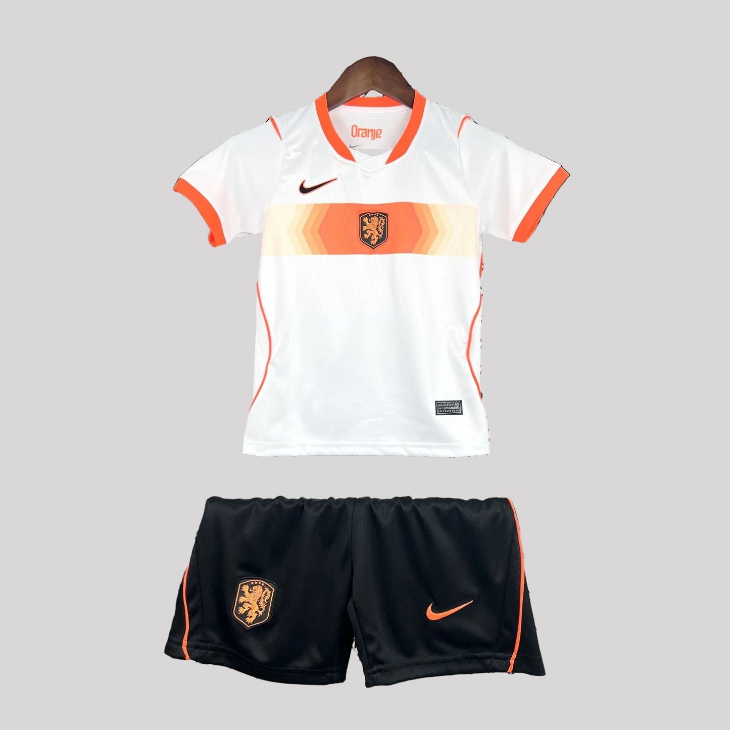 Strikers Club™ 2026 Netherlands Away Kids Football Kit Set
