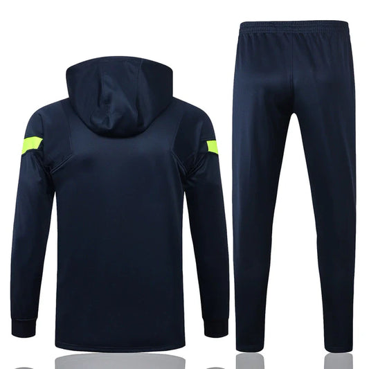 Strikers Club™ Tottenham Blue Dark Blue Premium Football Tracksuit
