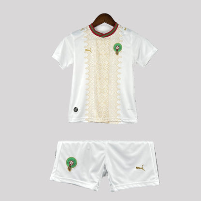 Strikers Club™ 2026 Morocco Away Kids Football Kit Set