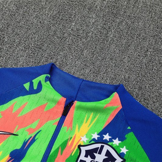Strikers Club™ Brazil Tropical Inferno Premium Football Tracksuit