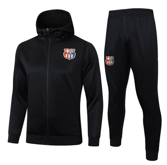Strikers Club™ FC Barcelona Black Premium Football Tracksuit