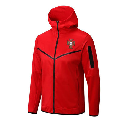 Strikers Club™ Portugal Red Premium Football Tracksuit