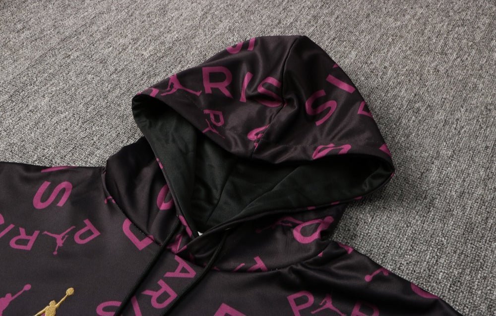 Strikers Club™ PSG Black Purple Premium Football Tracksuit