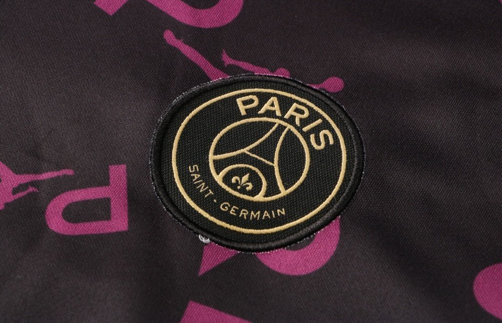 Strikers Club™ PSG Black Purple Premium Football Tracksuit