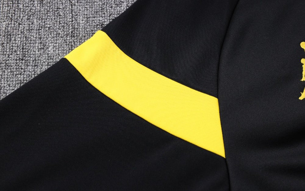 Strikers Club™ PSG Black Yellow Premium Football Tracksuit
