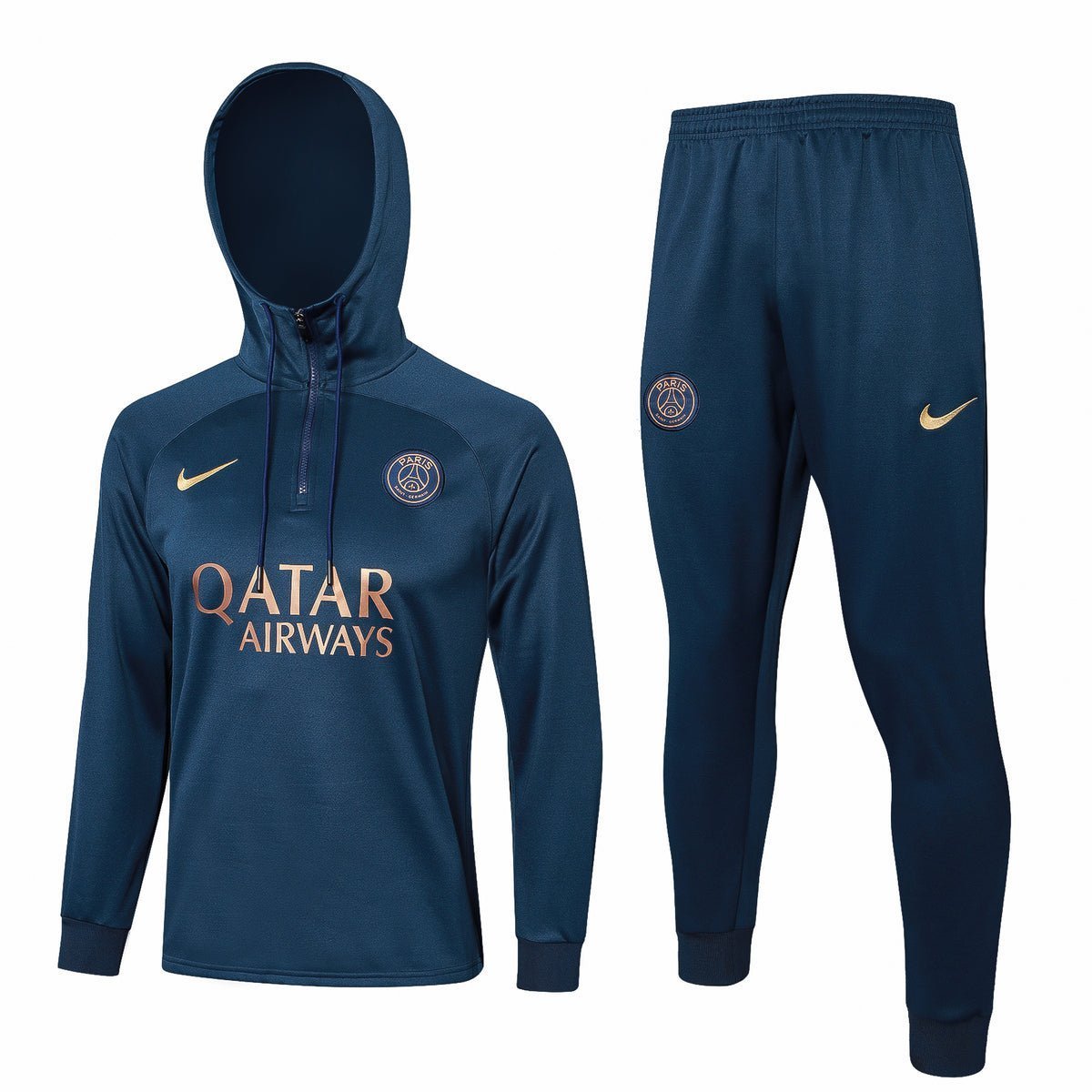 Strikers Club™ PSG Blue Dark Blue Premium Football Tracksuit