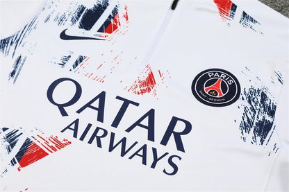 Strikers Club™ PSG White Parisian Frost Premium Football Tracksuit
