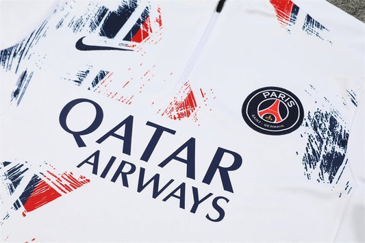 Strikers Club™ PSG White Parisian Frost Premium Football Tracksuit