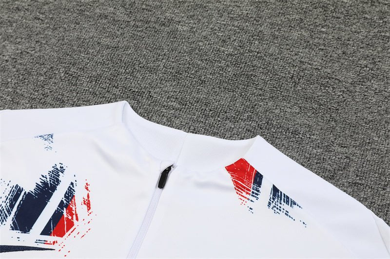 Strikers Club™ PSG White Parisian Frost Premium Football Tracksuit