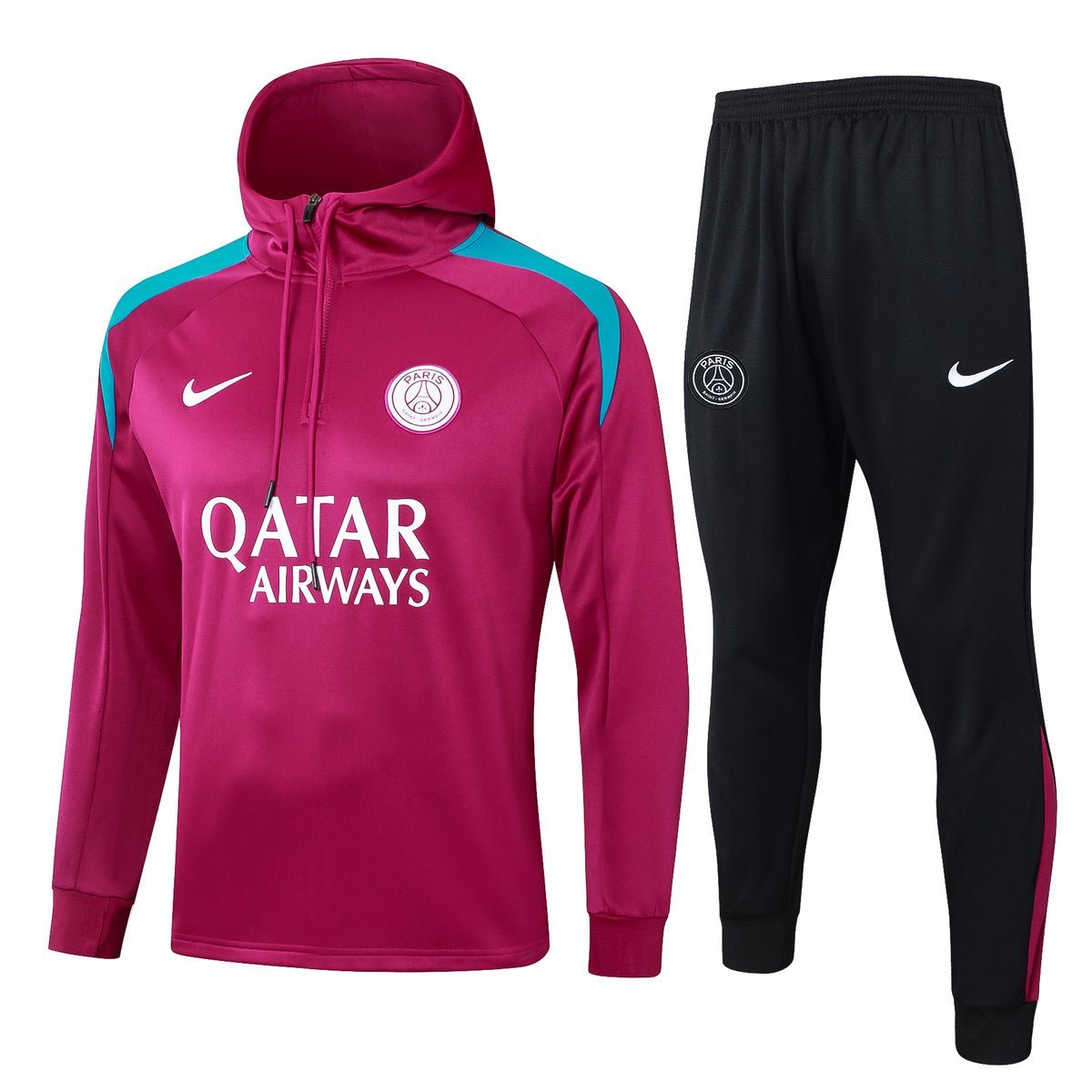 Strikers Club™ PSG Black Premium Football Tracksuit