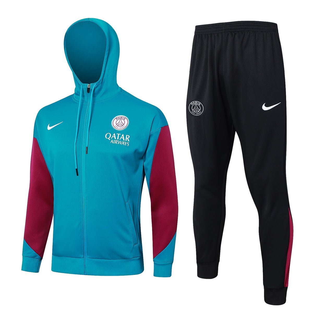 Strikers Club™ PSG Turquoise Premium Football Tracksuit