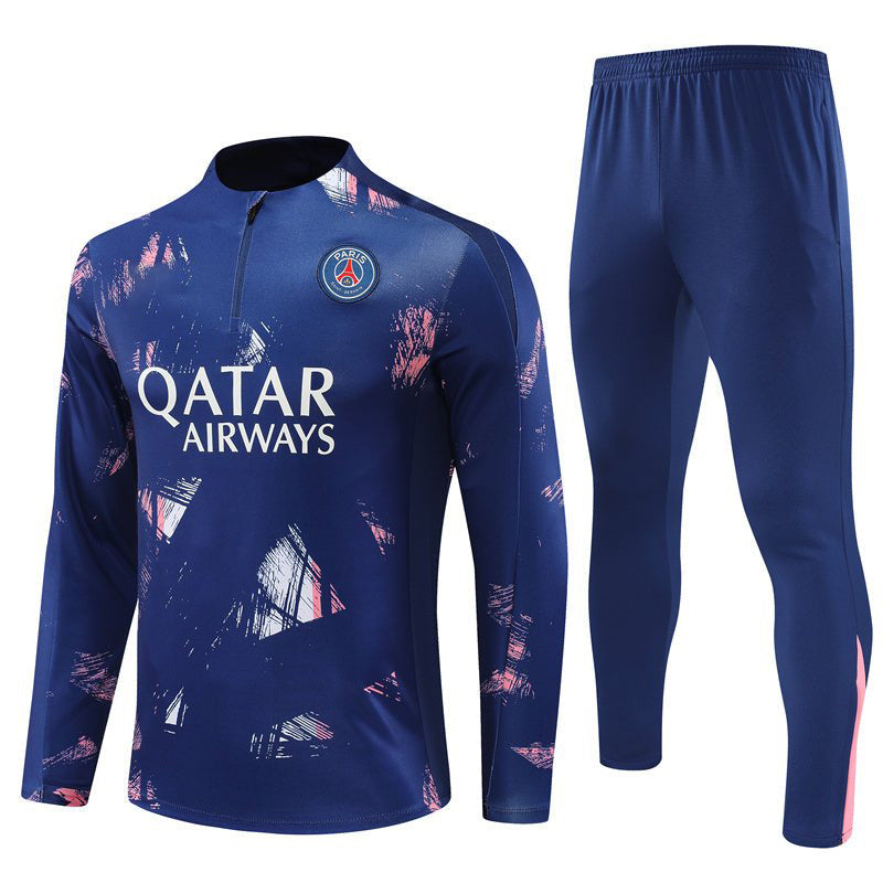 Strikers Club™ PSG Blue Parisian Frost Premium Football Tracksuit