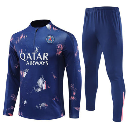 Strikers Club™ PSG Blue Parisian Frost Premium Football Tracksuit