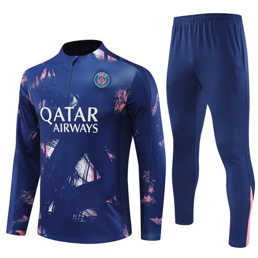 Strikers Club™ PSG Blue Parisian Frost Premium Football Tracksuit