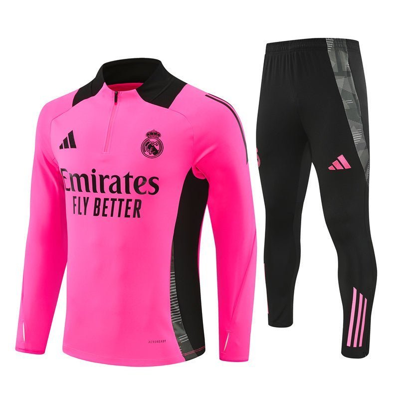 Strikers Club™ Real Madrid Aurora Rose Premium Football Tracksuit