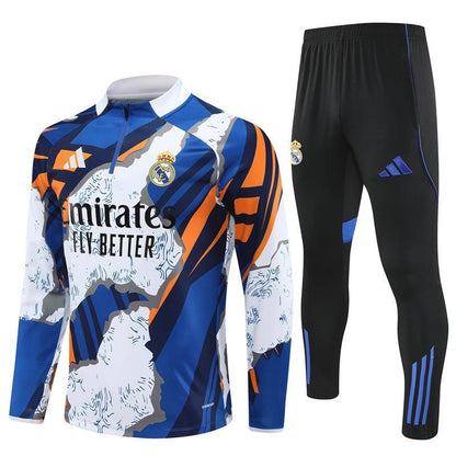 Strikers Club™ Real Madrid Azul Reactor Premium Football Tracksuit