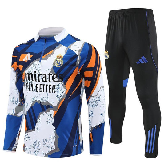 Strikers Club™ Real Madrid Azul Reactor Premium Football Tracksuit