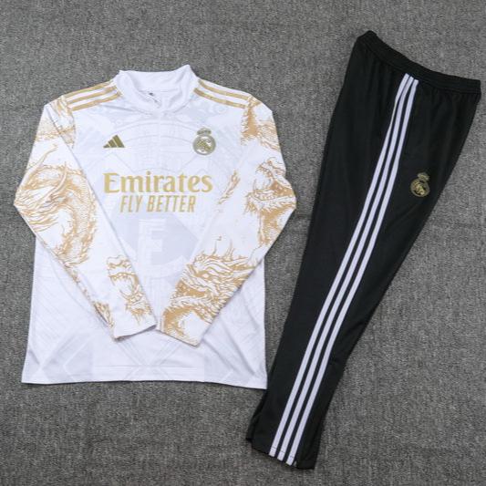 Strikers Club™ Real Madrid Golden Dynasty Premium Football Tracksuit