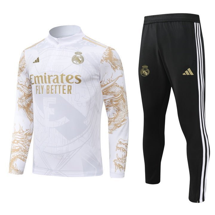 Strikers Club™ Real Madrid Golden Dynasty Premium Football Tracksuit