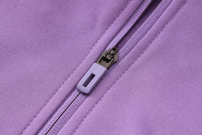 Strikers Club™ Real Madrid White Purple Premium Football Tracksuit