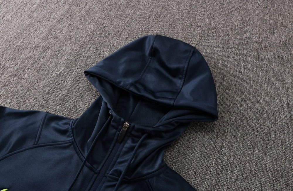 Strikers Club™ Tottenham Blue Dark Blue Premium Football Tracksuit