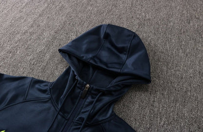 Strikers Club™ Tottenham Blue Dark Blue Premium Football Tracksuit