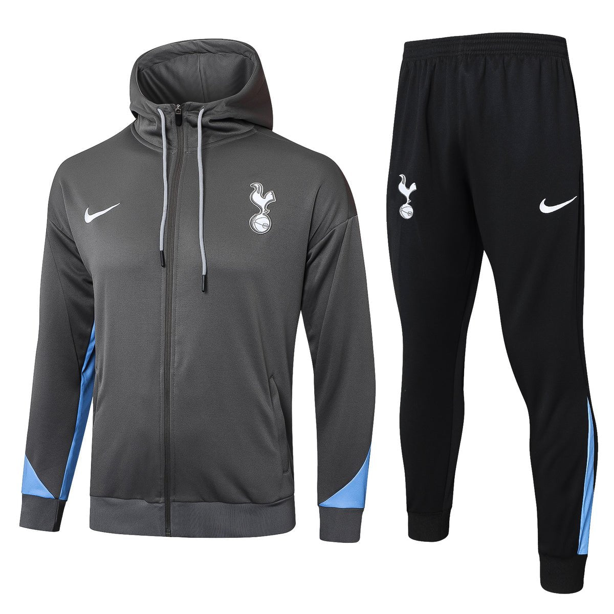 Strikers Club™ Tottenham Black Premium Football Tracksuit