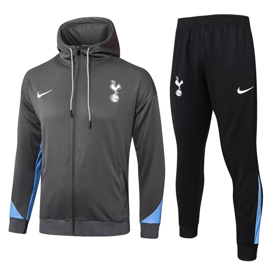 Strikers Club™ Tottenham Black Premium Football Tracksuit